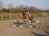 Fred jumping with Susie.