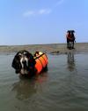 Clamming with my brother Sam